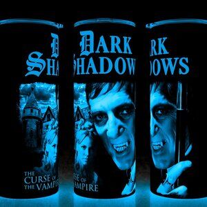 Glow in the Dark Dark Shadows 60s Vampire Barnabas Collins Cup Mug Tumbler